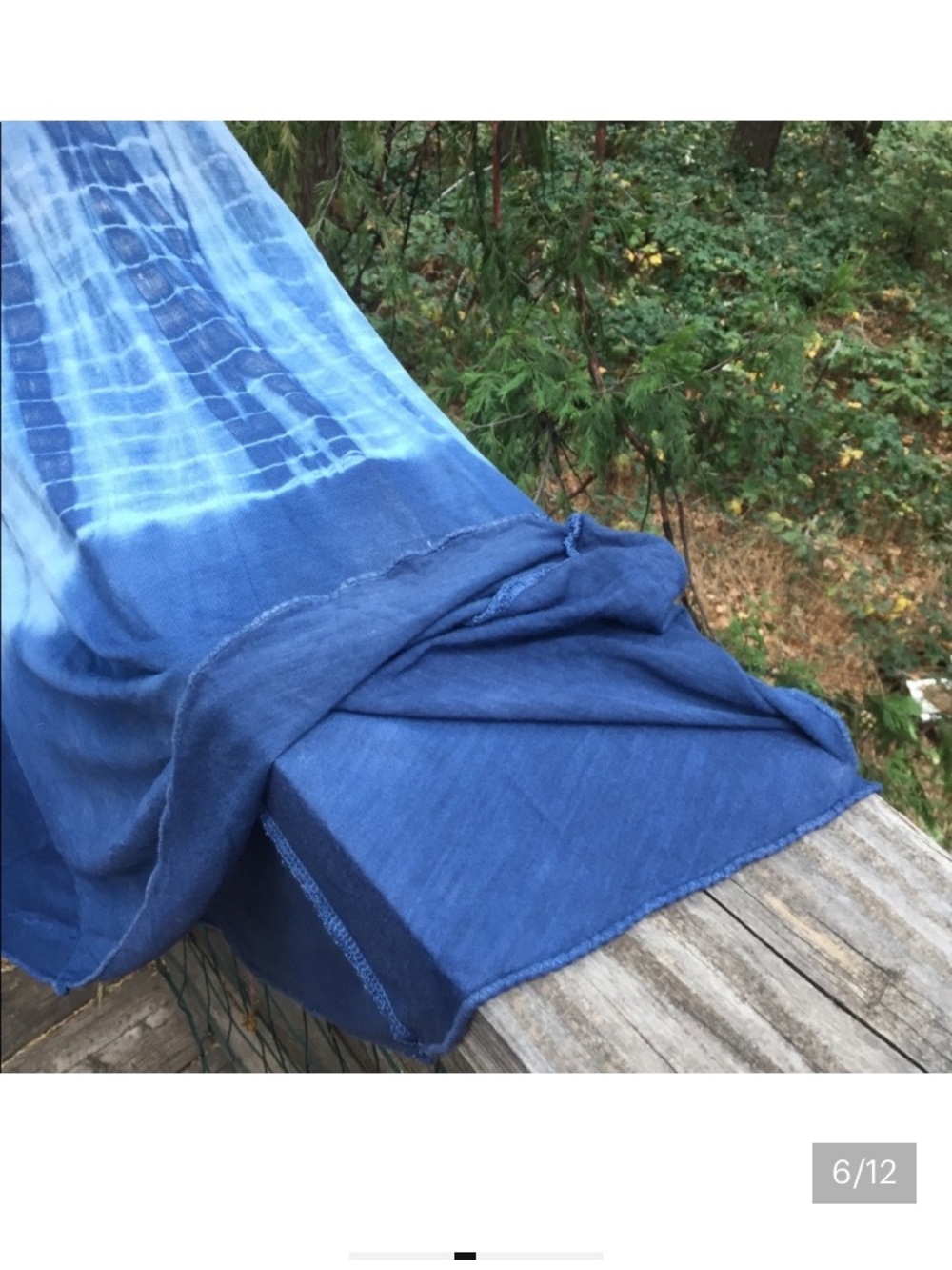 Tie-Dye Blue Circle Skirt - Picture 6 of 11